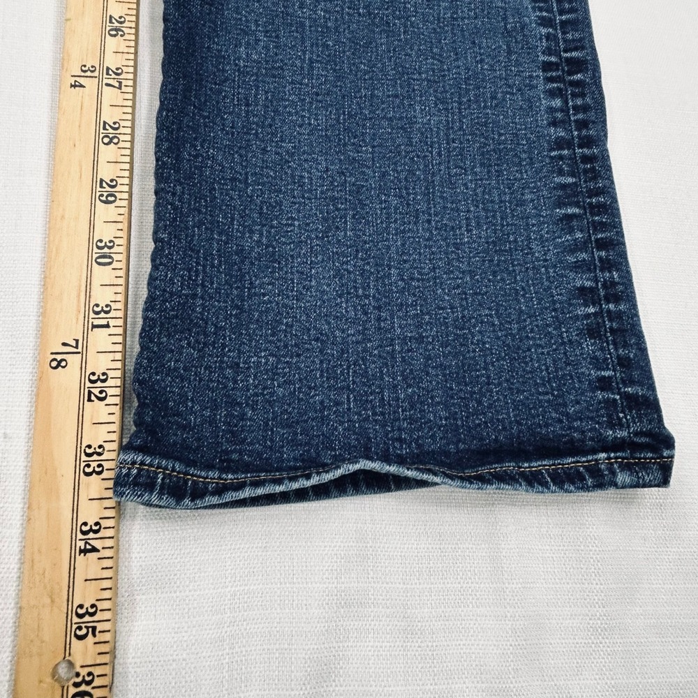 American Eagle Airflex+ Jeans Mens 38x36 Dark Wash Blue Denim Relaxed Straight - Picture 13 of 13